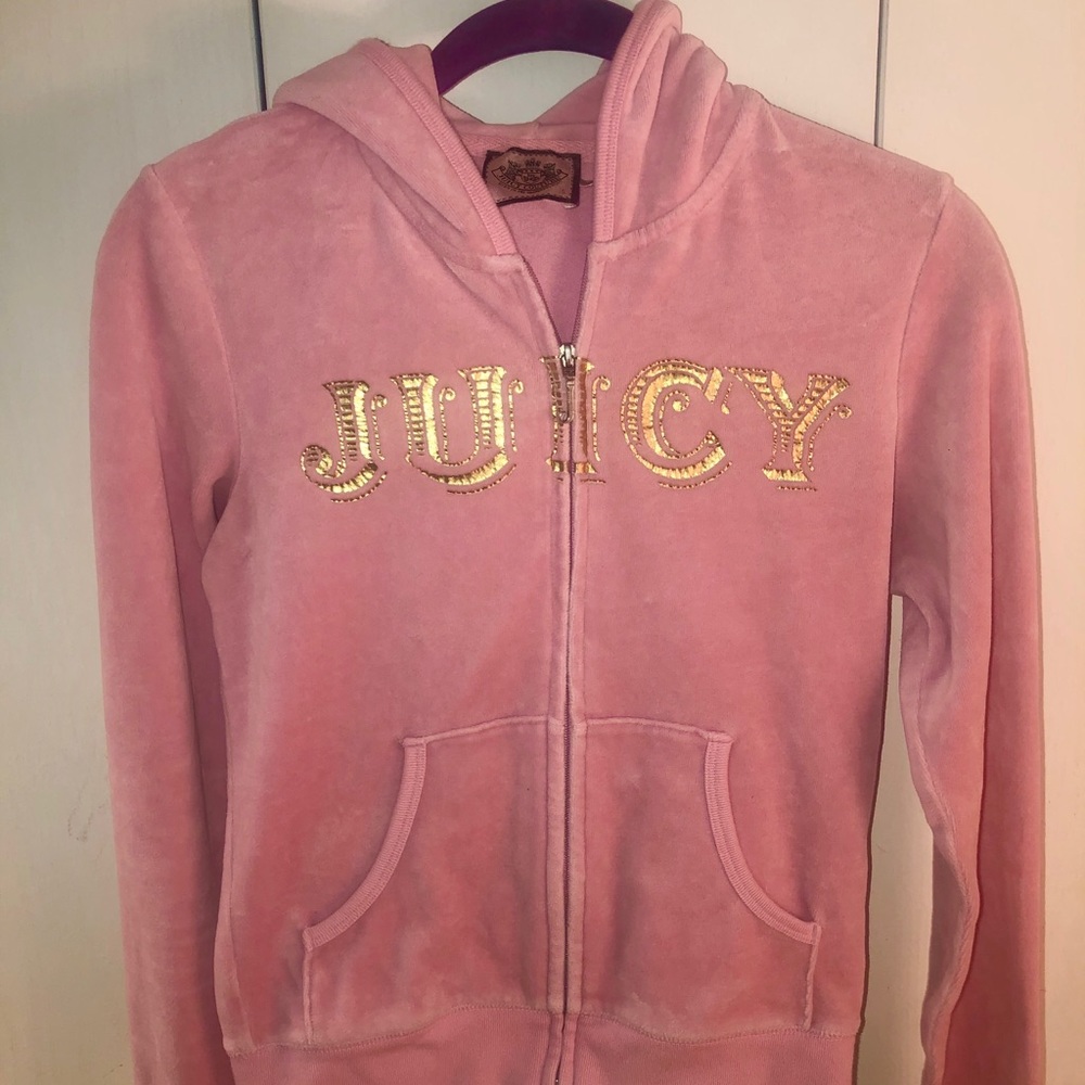 Juicy Couture zip up jacket (pink)